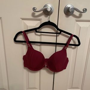 Chantelle Burgundy Underwire Bra